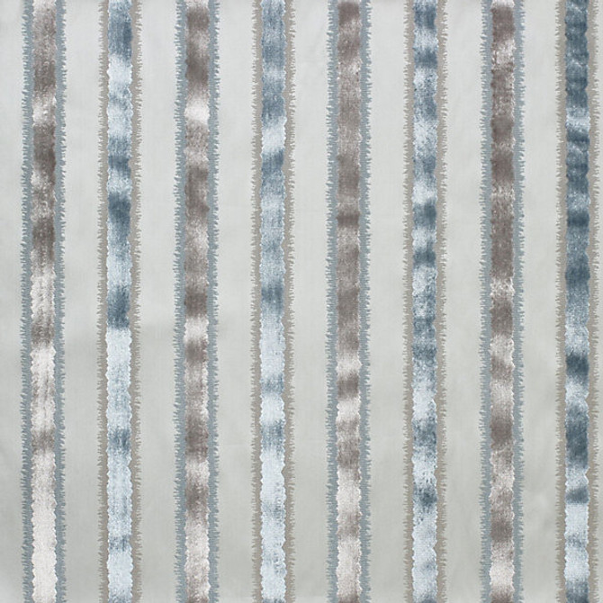 Tai Lao Stripe/Mist VELZ-001 by Old World Weavers Designer Fabric SCALAMANDRE WAREHOUSE 51% VISCOSE 49% COTTON INDIA MEDIUM DUTY Horizontal: 0" and Vertical: 6.5" 54" - Swanky Fabrics -