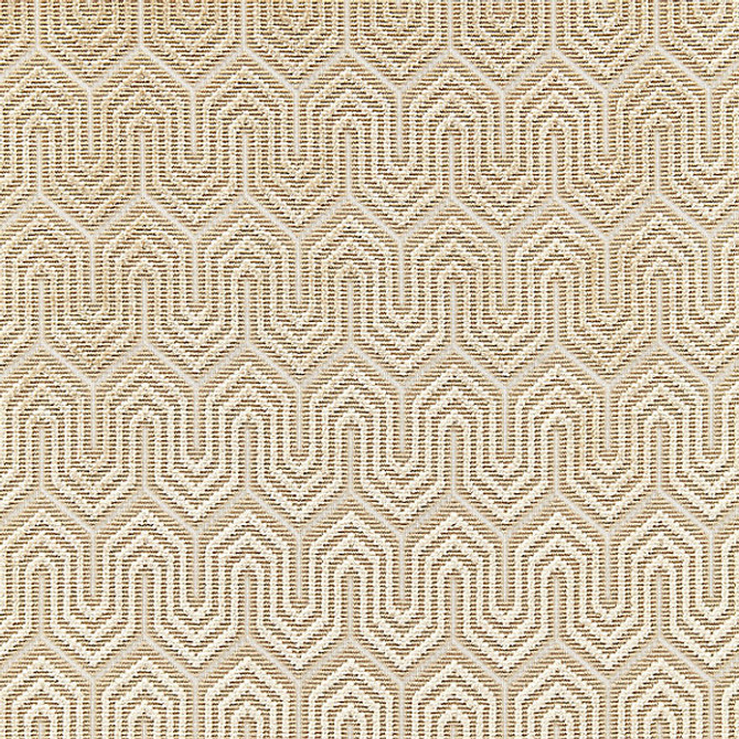Undulation/Fawn 27129-001 by Scalamandre Designer Fabric BOTANICA STOCKED AT 92% VISCOSE;8% POLYESTER BELGIUM MEDIUM DUTY Horizontal: 2.125" and Vertical: 1.75" 53" - Swanky Fabrics -