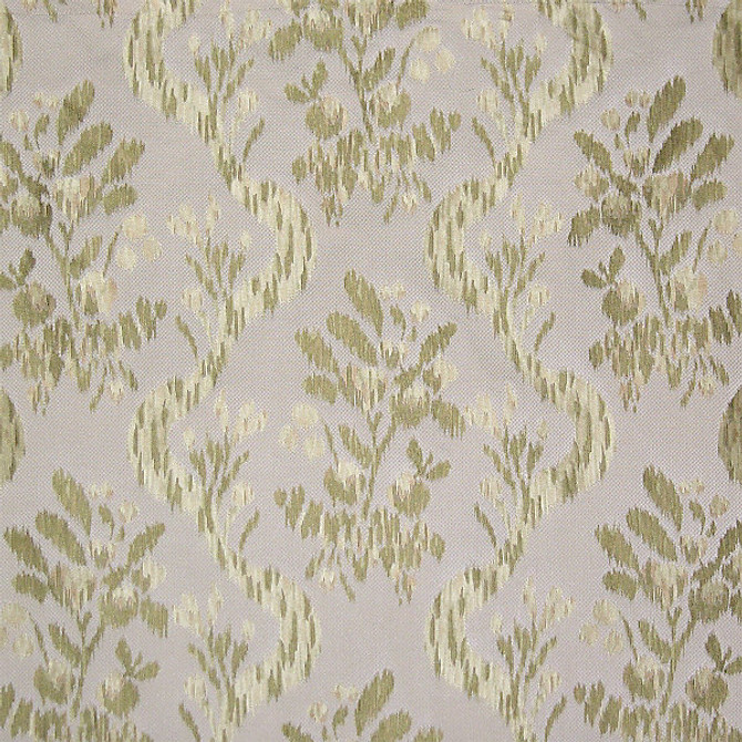 Visby/Chartreuse 6549-243 by Old World Weavers Designer Fabric 100% SILK CHINA LIGHT DUTY Horizontal: 38" and Vertical: 28.75" 57.5" - Swanky Fabrics -