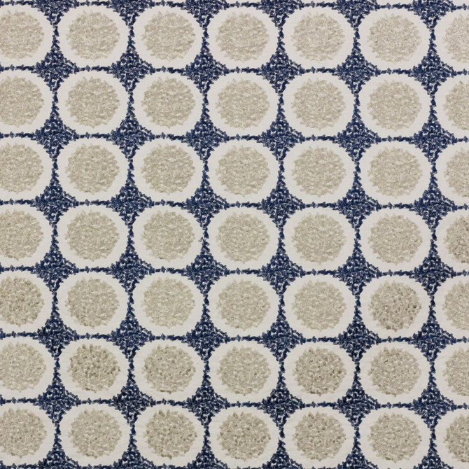 Mosaic Baltic by RM CoCo Designer Fabric 2018 Spring - Luxe Collection 42% Linen 28% Cotton 21% Viscose 9% Polyester See Sample 0 Horizontal: 4.253.75 54  - Swanky Fabrics -
