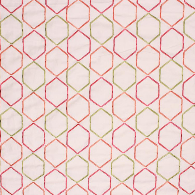 Stoneleigh Trellis Carnival by RM CoCo Designer Fabric Inspired Living Vol 3 32 VIS 28 POLY 28 LIN 10 RAYON - Dry clean only Horizontal: 7.5 and Vertical: 15.2 54 - Swanky Fabrics -