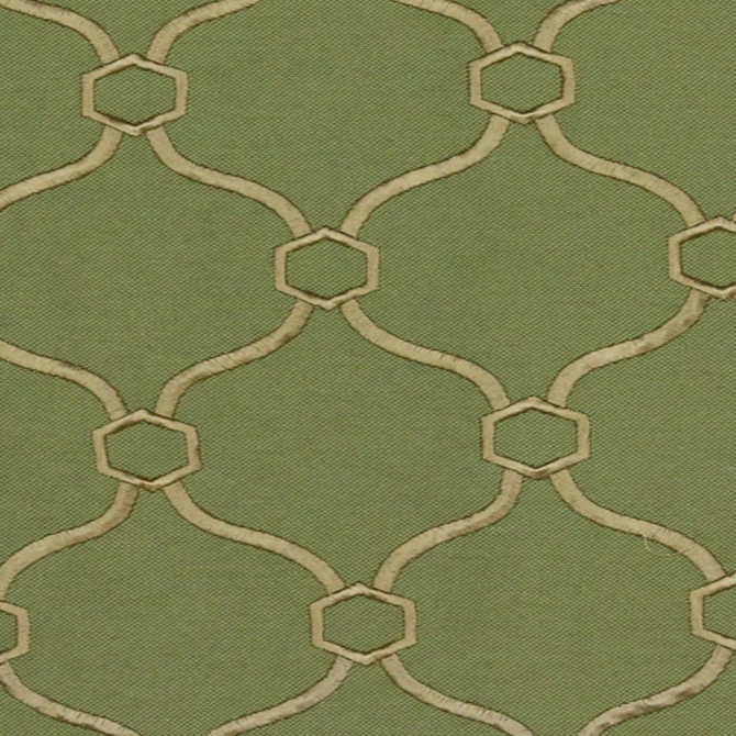 Picardie Trellis Fern by RM CoCo Designer Fabric Finishing Touches Vol 10 32% Viscose 30% Polyester 26% Linen 12% Rayon See Sample 60000 Horizontal: 3.755 55  - Swanky Fabrics -
