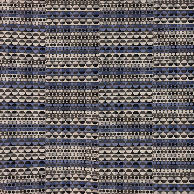 Around In Circles Wedgewinkle by RM CoCo Designer Fabric Finishing Touches Vol 15 100% Polyester See Sample 15000 Horizontal: 14.28.1 55  - Swanky Fabrics -