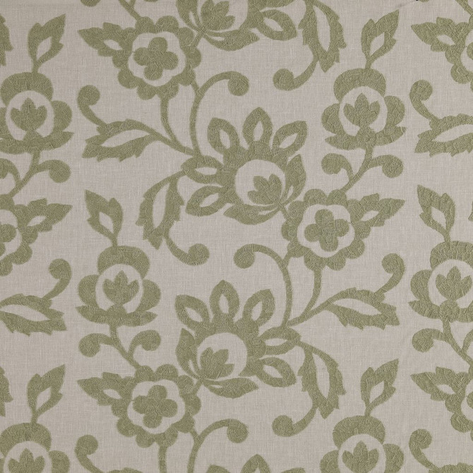 Fenwick Sage by RM CoCo Designer Fabric Inspired Living Vol 17 50% Cotton 50% Polyester See Sample 0 Horizontal: 16.81 and Vertical: 18.19 54 - Swanky Fabrics -