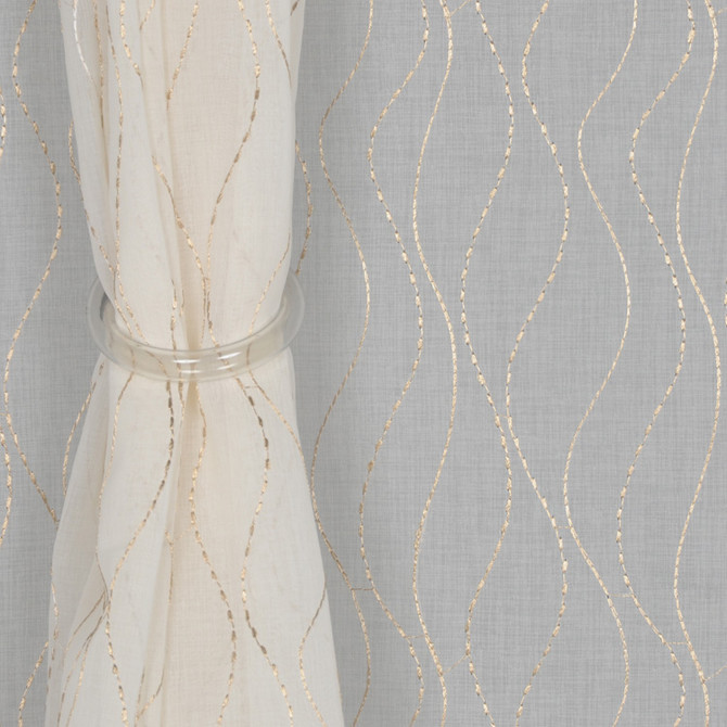 Daffodil Tan by RM CoCo Designer Fabric Botanical Beauty 100% Polyester - Dry clean only Horizontal: 4.25 and Vertical: 10.5 53 - Swanky Fabrics -