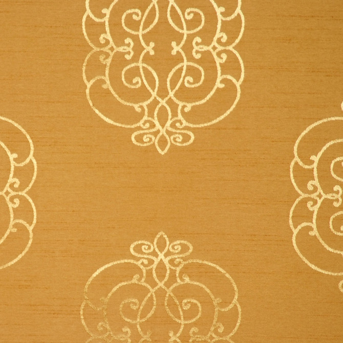 O'Keeffe Golden by RM CoCo Designer Fabric Masterpiece 100% Polyester - Cool wash w/ care, no bleach Horizontal: 11.5 and Vertical: 9 54 - Swanky Fabrics -