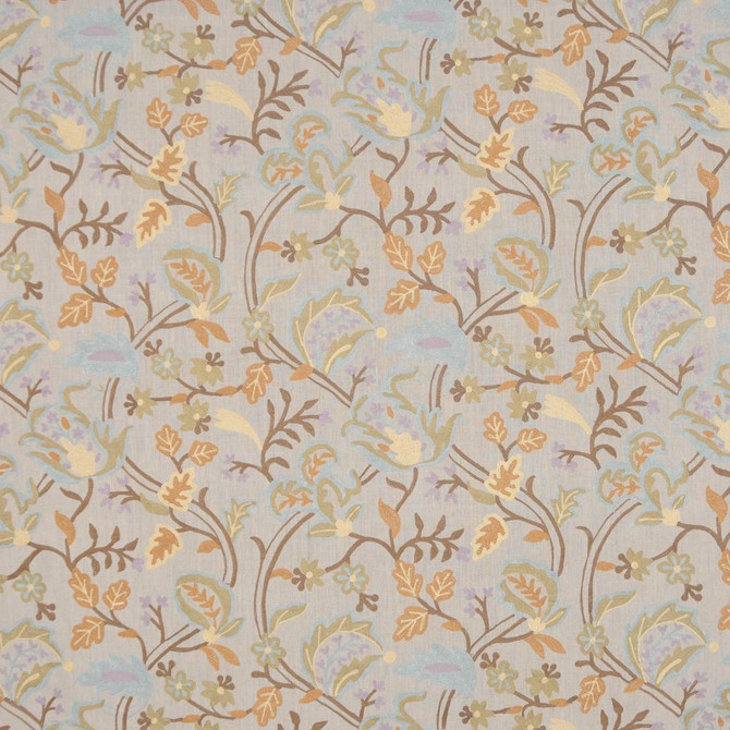 Franklin Multi by RM CoCo Designer Fabric Berkshires 75% Linen 2% Cotton 23% Rayon See Sample 0 Horizontal: 18.7 and Vertical: 18.3 52 - Swanky Fabrics -