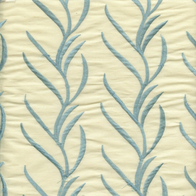 Seagrass Ultramarine by RM CoCo Designer Fabric True To Life - Wesco 100% Polyester See Sample 0 Horizontal: 7 and Vertical: 4.25 49 - Swanky Fabrics -