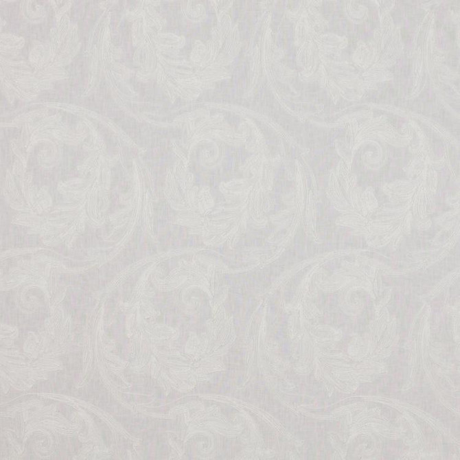 Sutash White by RM CoCo Designer Fabric Prive Vol 1 73% Polyester, 27% Cotton - Dry clean only Horizontal: 10.25 and Vertical: 18.88 54 - Swanky Fabrics -