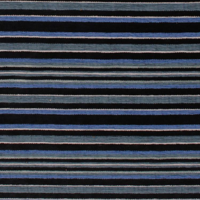 Lindsey Stripe Midnight by RM CoCo Designer Fabric Prive Vol 3 100% Polyester - Machine washable Horizontal: 0 and Vertical: 15 54 - Swanky Fabrics -