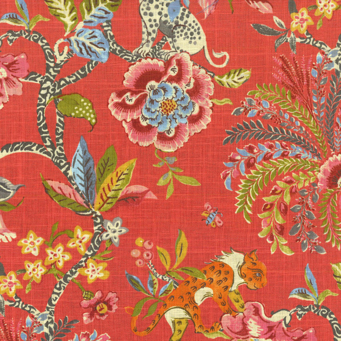 Braganza Spice 750540 by Williamsburg Designer Fabric - 55% Linen 45% Cotton CHINA 27000 Horizontal: 13.5 and Vertical: 25.25 54 - Swanky Fabrics -