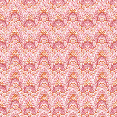 Ganges Rosa/Naranja by Gaston Y Daniela Designer Fabric