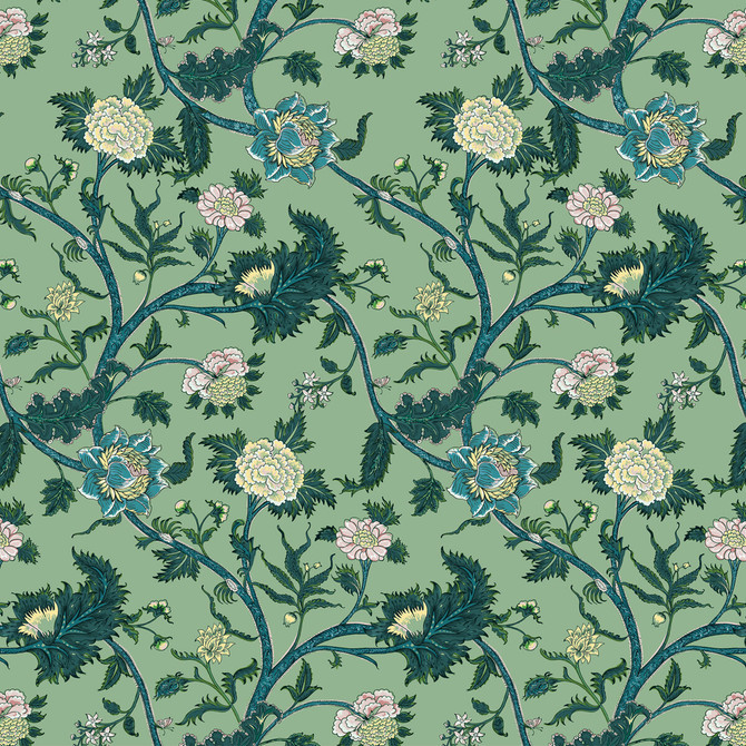 Palampore Verde by Gaston Y Daniela Fabric Gaston Y Daniela Fabric Palampore VerdeFabric GASTON LIBRERIA LINEN - 91%;POLYAMIDE - 9% Italy </p><p>Repeat: H: 26.52, V: 50 52.8 - Fabric Carolina -