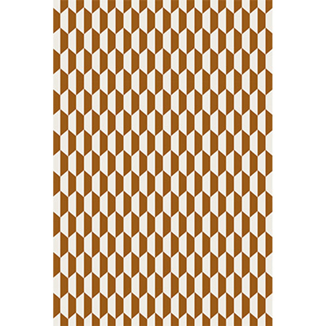 Tile Drk Gingr Crm by Cole & Son Designer Fabric