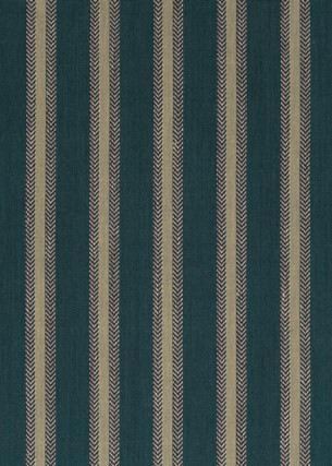 Chester Stripe Teal by Mulberry Designer Fabric