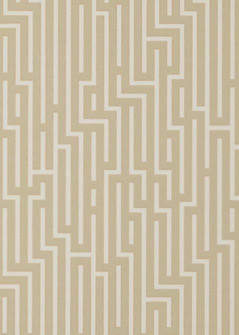 Fretwork Parchment by G P & J Baker Designer Wallcovering