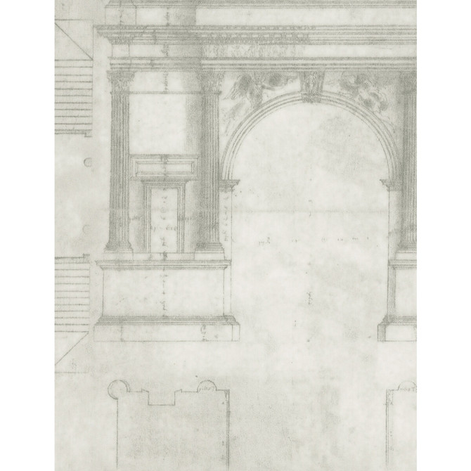 Augustus Pencil by Kravet Couture Designer Wallcovering ANDREW MARTIN ATTIC PAPER - 100% Thailand Horizontal: and Vertical: 30 26.5 - Swanky Fabrics -