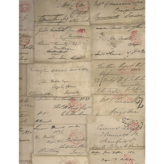 Love Letter Parchment by Kravet Couture Designer Wallcovering