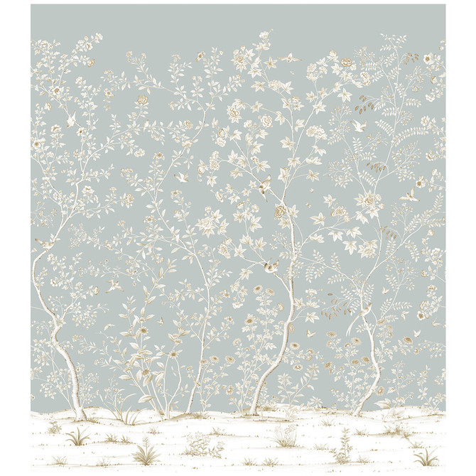 Beaujeu Wp Grey by Lee Jofa Designer Wallcovering AERIN WALLPAPERS PAPER - 100% United Kingdom Horizontal: 108 and Vertical: 108 108 - Swanky Fabrics -