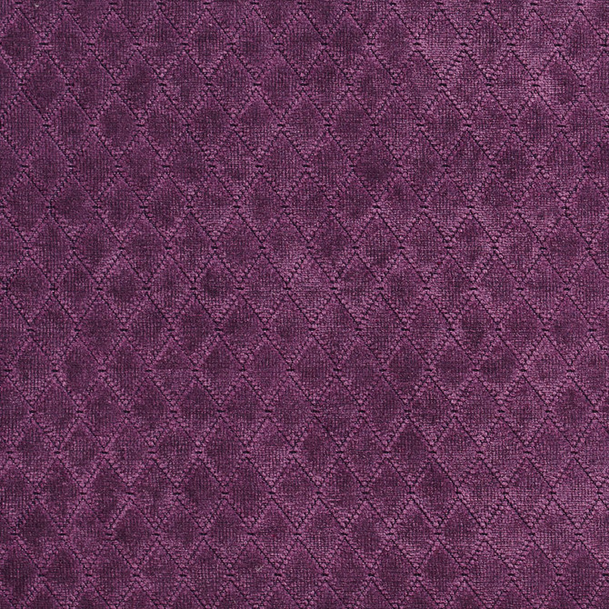1918 Grape by Charlotte Designer Fabric Ring book page #21A 100% Woven Polyester Asia Exceeds 100,000 Wyzenbeek Rubs (Heavy Duty) Horizontal: .5" x Vertical: 1" 54 Inches - Swanky Fabrics -