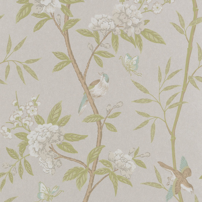 Peony & Blossom Ivory/Willow by G P & J Baker Wallcovering G P & J Baker Wallcovering Peony & Blossom Ivory/WillowWallcovering LANGDALE NON WOVEN - 100% United Kingdom </p><p>Repeat: H: 20.488, V: 25.61 20.488 - Fabric Carolina -