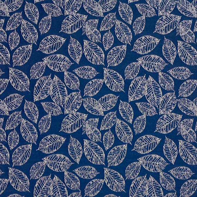 2618 Wedgewood/Leaf by Charlotte Designer Fabric Uptown Jacquards VI 100% Woven Polyester Asia Exceeds 70,000 Wyzenbeek Rubs (Heavy Duty) Horizontal: 7" x Vertical: 7.5" 54 Inches - Swanky Fabrics -