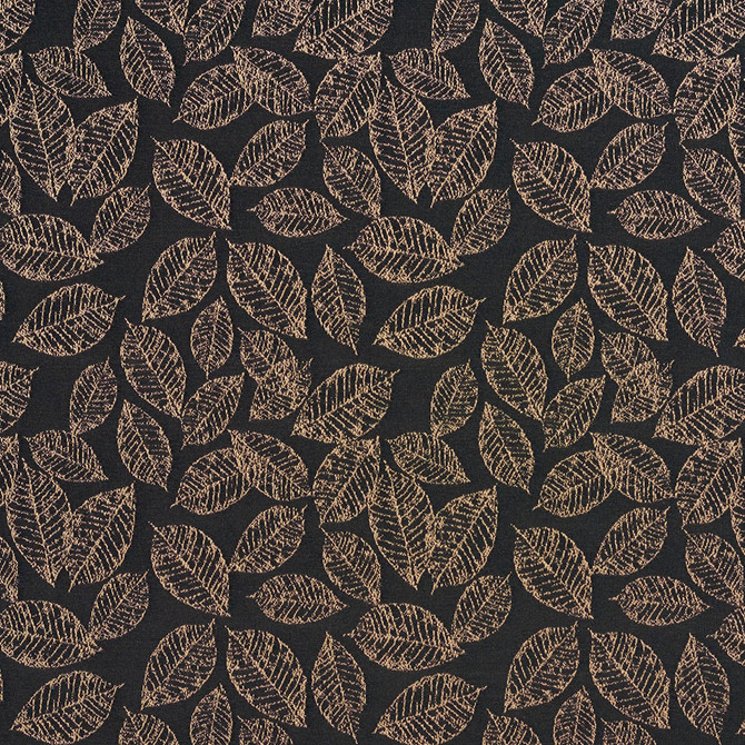 2624 Onyx/Leaf by Charlotte Designer Fabric Uptown Jacquards VI 100% Woven Polyester Asia Exceeds 70,000 Wyzenbeek Rubs (Heavy Duty) Horizontal: 7" x Vertical: 7.5" 54 Inches - Swanky Fabrics -