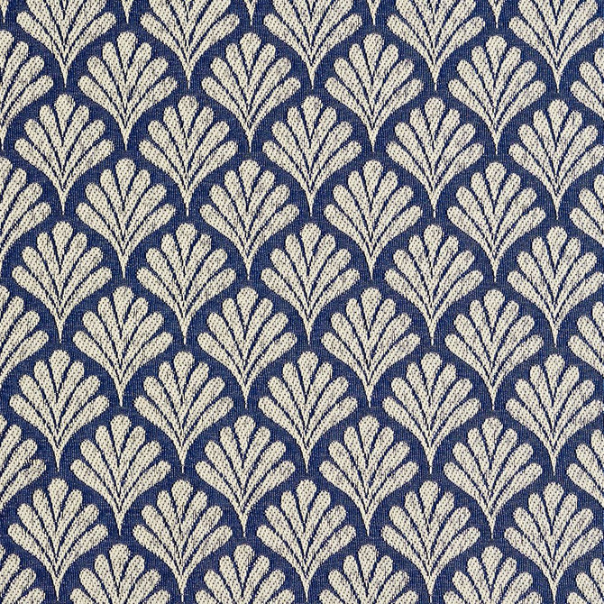 2654 Wedgewood/Fan by Charlotte Designer Fabric Uptown Jacquards VI 100% Woven Polyester Asia Exceeds 82,000 Wyzenbeek Rubs (Heavy Duty) </p><p>Repeat: Horizontal: 1.75" x Vertical: 1.5" 54 Inches - Swanky Fabrics -