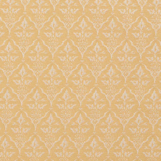 2671 Flax/Cameo by Charlotte Designer Fabric Uptown Jacquards VI 100% Woven Polyester Asia Exceeds 70,000 Wyzenbeek Rubs (Heavy Duty) Horizontal: 1.5" x Vertical: 2.75" 54 Inches - Swanky Fabrics -