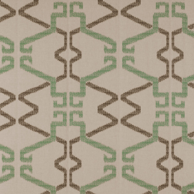 Caprera Onyx/Verde by Gaston Y Daniela Designer Fabric TIERRAS LINEN - 90%;POLYESTER - 10% Turkey Horizontal: 28.93 and Vertical: 28.93 118 - Swanky Fabrics -