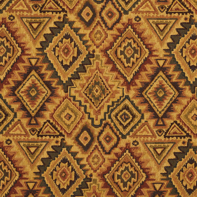 5101 Aztec by Charlotte Designer Fabric Ring Book Page #26 100% Woven Polyester Asia Exceeds 150,000 Wyzenbeek Rubs (Heavy Duty) Horizontal: 15" x Vertical: 15" 54 Inches - Swanky Fabrics -