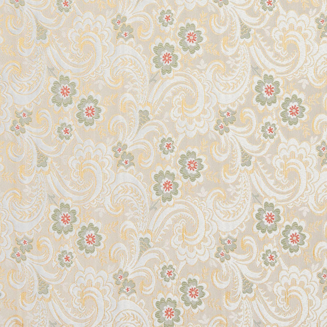 5391 Spring by Charlotte Designer Fabric Timeless Treasures II & Ring Book Page #27 100% Woven Polyester Asia Exceeds 100,000 Wyzenbeek Rubs (Heavy Duty) Horizontal: 12" x Vertical: 7" 54 Inches - Swanky Fabrics -