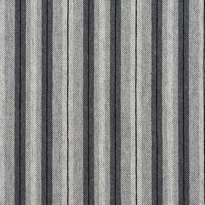 5820 Sterling Stripe by Charlotte Designer Fabric Classic Patterns 52% Polyester, 48% Cotton Made In USA Exceeds 120,000 Wyzenbeek Rubs (Heavy Duty) Horizontal: 2" 54 Inches - Swanky Fabrics -
