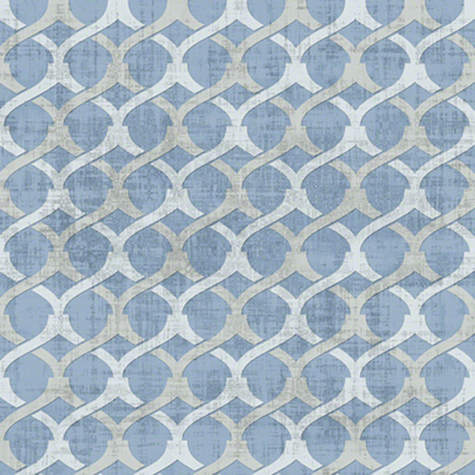 Chain Powder Blue by Winfield Thybony Designer Wallcovering