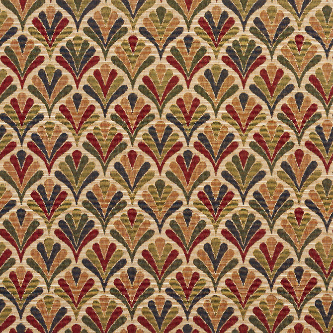 1976 Ecru Fan by Charlotte Designer Fabric Tapestry Classics 70% Polyester, 30% Cotton Asia Exceeds 45,000 Wyzenbeek Rubs (Heavy Duty) </p><p>Repeat: Horizontal: 7.5" x Vertical: 7.5" 54 Inches - Swanky Fabrics -