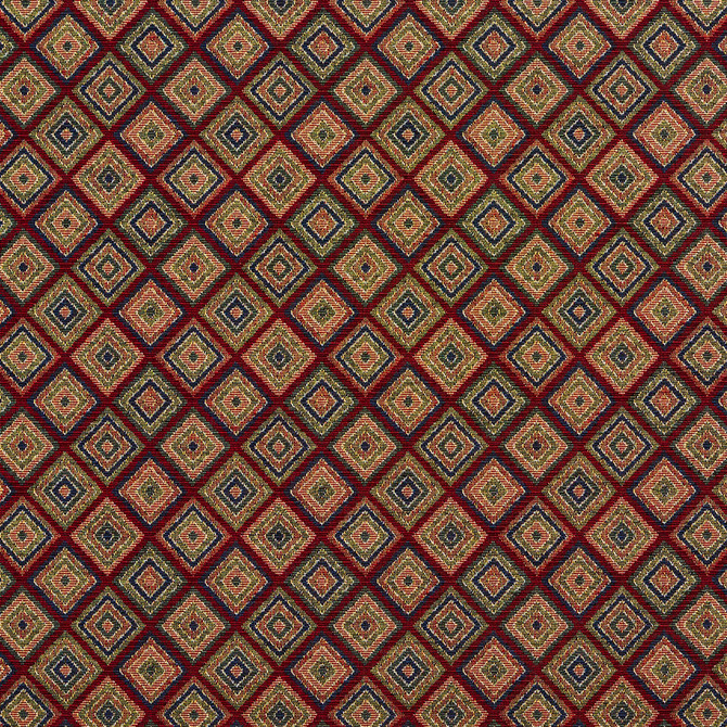 1989 Merlot by Charlotte Designer Fabric Tapestry Classics 70% Polyester, 30% Cotton Asia Exceeds 45,000 Wyzenbeek Rubs (Heavy Duty) Horizontal: 3.5" x Vertical: 3.5" 54 Inches - Swanky Fabrics -