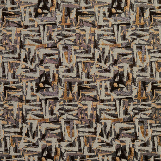 8518 Curry/Abstract by Charlotte Designer Fabric Contemporary Wovens 100% Woven Polyester Asia Exceeds 100,000 Wyzenbeek Rubs (Heavy Duty) Horizontal: 15" x Vertical: 15" 54 Inches - Swanky Fabrics -