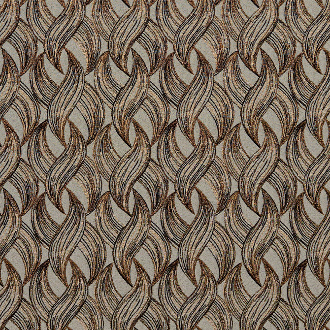 8523 Curry by Charlotte Designer Fabric Contemporary Wovens 100% Woven Polyester Asia Exceeds 100,000 Wyzenbeek Rubs (Heavy Duty) Horizontal: 3.75" x Vertical: 4" 54 Inches - Swanky Fabrics -