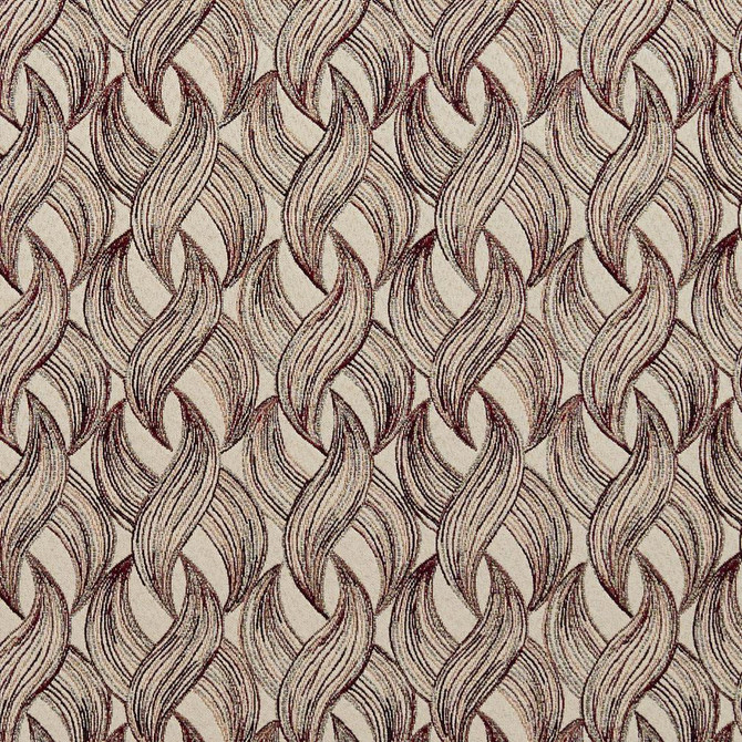 8524 Wine by Charlotte Designer Fabric Contemporary Wovens 100% Woven Polyester Asia Exceeds 100,000 Wyzenbeek Rubs (Heavy Duty) </p><p>Repeat: Horizontal: 3.75" x Vertical: 4" 54 Inches - Swanky Fabrics -