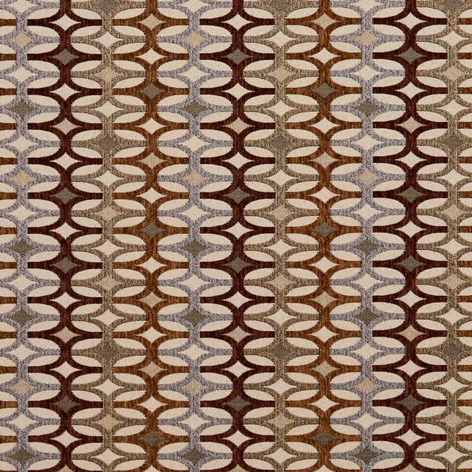 8546 Harvest/Interlock by Charlotte Designer Fabric Contemporary Wovens 100% Woven Polyester Asia Exceeds 100,000 Wyzenbeek Rubs (Heavy Duty) Horizontal: 7.5" x Vertical: 3" 54 Inches - Swanky Fabrics -