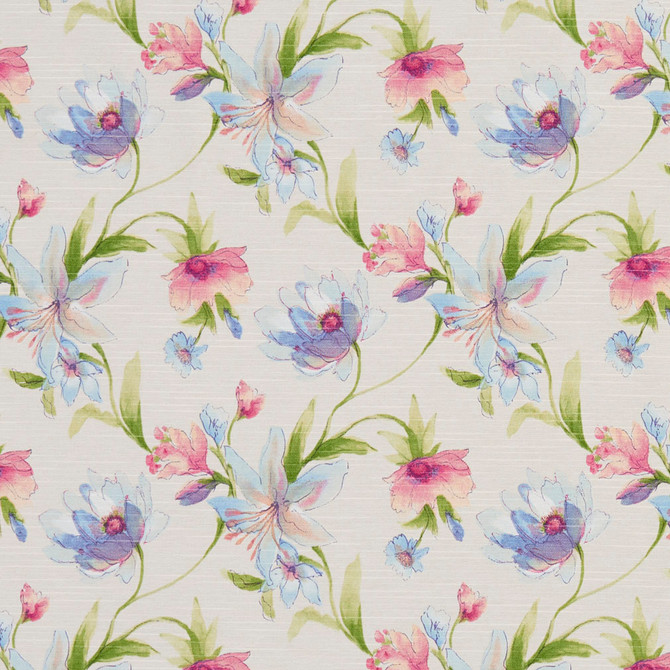 10870-01 by Charlotte Designer Fabric Botanical Prints 60% Cotton, 40% Polyester Spain Exceeds 80,000 Wyzenbeek Rubs (Heavy Duty) Horizontal: 13.5" x Vertical: 12.5" 54 Inches - Swanky Fabrics -