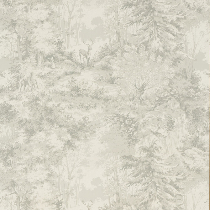 Torridon Silver/Grey by Mulberry Wallcovering Mulberry Wallcovering Torridon Silver/GreyWallcovering BOHEMIAN ROMANCE NON WOVEN - 100% United Kingdom </p><p>Repeat: H: 26.989, V: 20.488 26.989 - Fabric Carolina -
