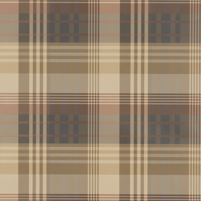 Mulberry Ancient Tartan Red/Charcoal by Mulberry Designer Wallcovering BOHEMIAN ROMANCE PAPER - 100% United Kingdom Horizontal: and Vertical: 10.244 20.488 - Swanky Fabrics -