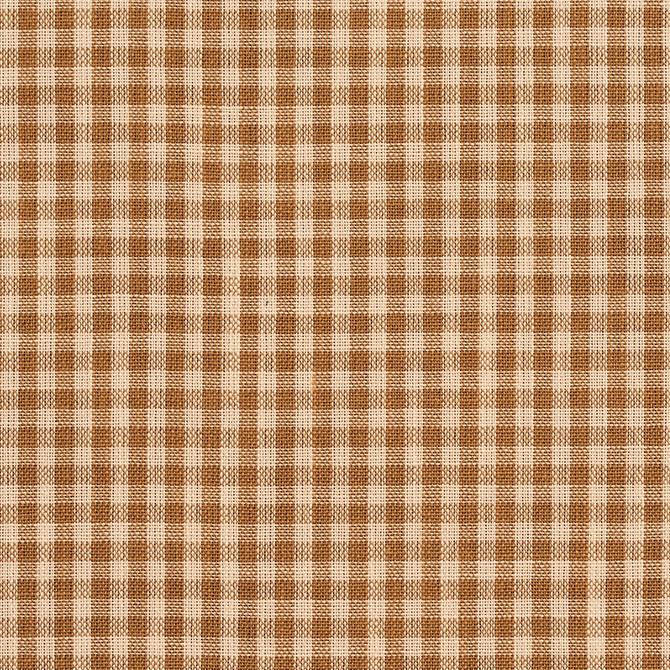 D114 Wheat Gingham by Charlotte Designer Fabric Clubhouse Collection 100% Woven Polyester Asia Exceeds 120,000 Wyzenbeek Rubs (Heavy Duty) Horizontal: .5" x Vertical: .5" 54 Inches - Swanky Fabrics -
