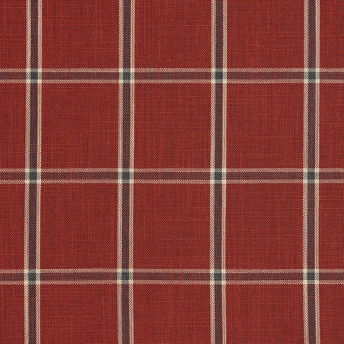 D136 Brick Windowpane by Charlotte Designer Fabric Clubhouse Collection 100% Woven Polyester Asia Exceeds 120,000 Wyzenbeek Rubs (Heavy Duty) </p><p>Repeat: Horizontal: 2.75" x Vertical: 2.75" 54 Inches - Swanky Fabrics -