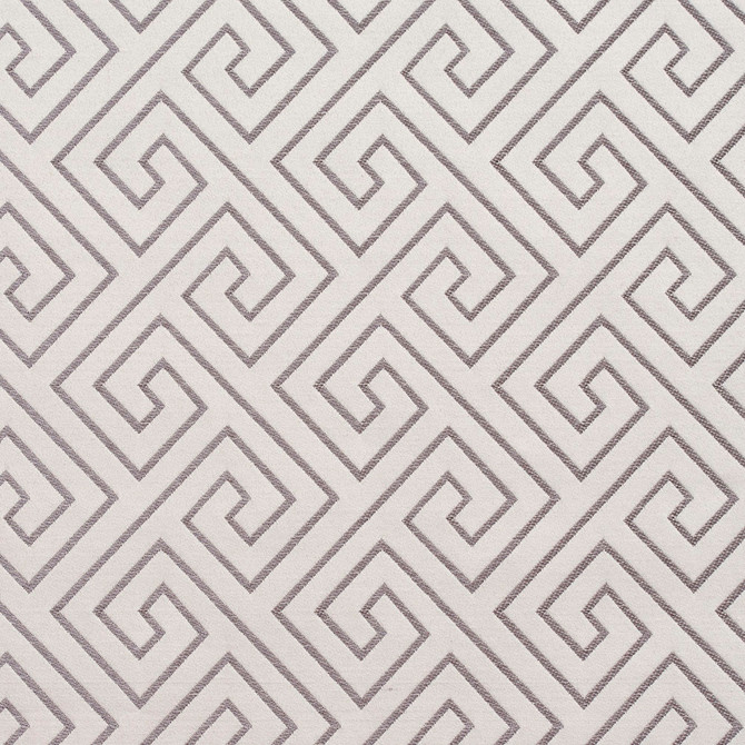 D170 Moonstone Greek Key by Charlotte Designer Fabric Sateens 100% Woven Polyester Asia Exceeds 100,000 Wyzenbeek Rubs (Heavy Duty) Horizontal: 3.5" x Vertical: 3.5" 54 Inches - Swanky Fabrics -