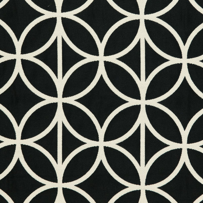 CB800-115 by Charlotte Designer Fabric Black & White 54% Cotton, 46% Polyester Asia Exceeds 80,000 Wyzenbeek Rubs (Heavy Duty) </p><p>Repeat: Horizontal: 5" x Vertical: 5" 54 Inches - Swanky Fabrics -