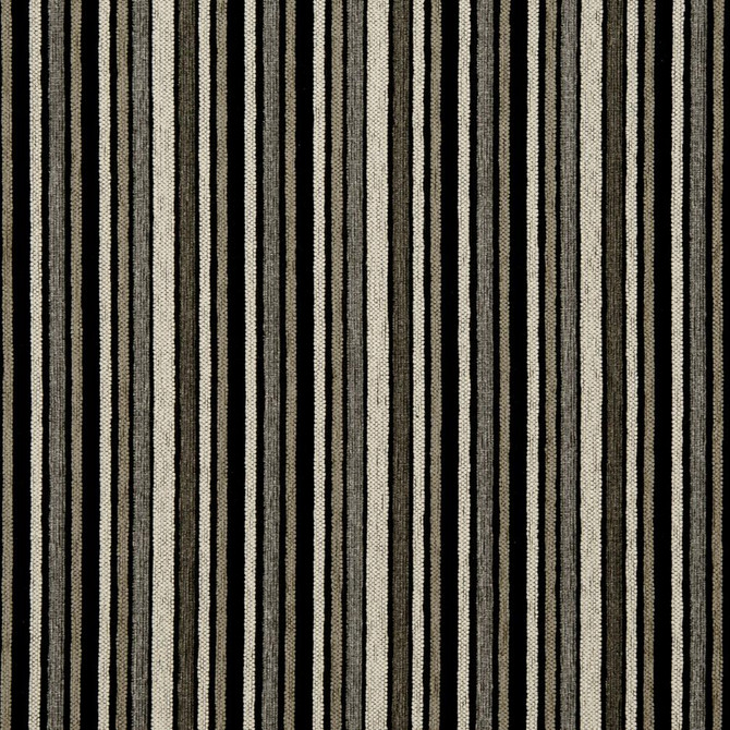 CB700-252 by Charlotte Designer Fabric Black & White 56% Acrylic, 38% Polyester, 6% Cotton Spain Exceeds 54,000 Wyzenbeek Rubs (Heavy Duty) Horizontal: 4.5" 54 Inches - Swanky Fabrics -