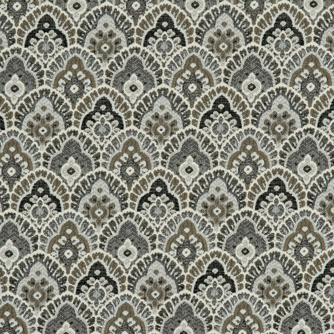 CB800-120 by Charlotte Designer Fabric Black & White 36% Polyester, 32% Acrylic, 32% Cotton Spain Exceeds 30,000 Wyzenbeek Rubs (Heavy Duty) </p><p>Repeat: Horizontal: 3.5" x Vertical: 5" 54 Inches - Swanky Fabrics -