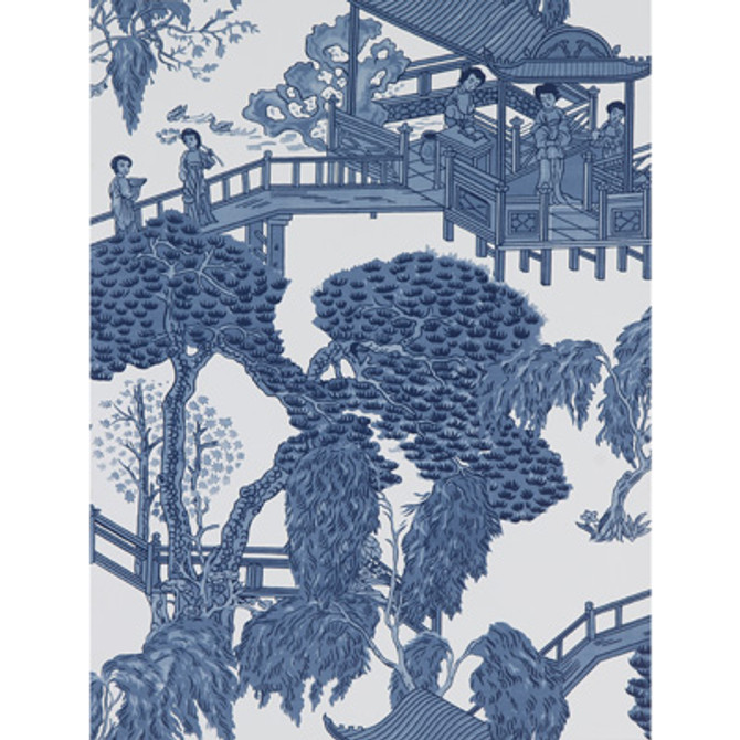 Zhou Jun Azul by Gaston Y Daniela Designer Wallcovering
